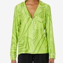 Beyond Yoga Printed Wind Down Pajama Long Sleeve Matcha Green Swirl Lime Green Photo 0