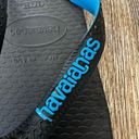 Havaianas  Logo Filete black and blue flip flops Photo 6