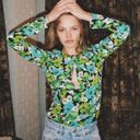 ZARA FLORAL PRINT ROLLED BODY Photo 0