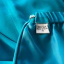 Nordstrom Vintage ’s 100% Silk Suit Turquoise  10 Photo 4