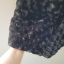 Dennis Basso  Black Faux Fur Jacket Photo 2