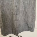 Vince  Gray Cotton Blend Button Down Shift Dress Size Medium Photo 1