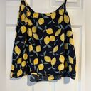 Pink Rose   Women’s Large Navy Yellow Adjustable‎ Strap Faux Button Detail Top Photo 1