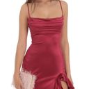 Lucy in the Sky red ruffle maxi dress Photo 2