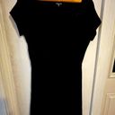 Garnet Hill  faux wrap waist jersey knit dress size small Photo 0