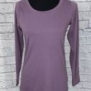 Xersion Longsleeve scoopneck athletic top purple sz small women Photo 0