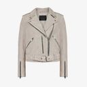 All Saints Suede leather Balfern Biker Jacket Photo 89