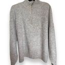 Nine West  Womens Sweater Size XXL Gray Fox Heather Quarter Zip Pullover NEW Photo 2