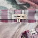 French Kiss Pink Plaid Skirt Photo 3