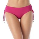 Anne cole  Berry side tie bikini bottoms. NWT Photo 0