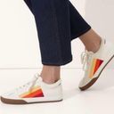 Rothy's Rothy’s The Lace Up Sneaker Yellow Candy Stripe Sneakers Photo 10