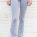 Brandy Melville Priscilla Light Blue Gray Slightly Flared Yoga Pants XS/S Photo 1