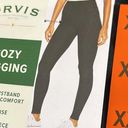 Orvis  cozy leggings fleece lined black high waisted leggings Photo 11