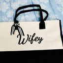 “Wifey” Canvas Tote bag Multiple Photo 0