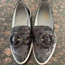 Nine West  Black Tone on Tone Shireene Slip on Sneakers Size 5.5 M New Photo 5