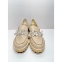 Dolce Vita Shoes Womens Size 6.5 Haris Blush Leather Platform Loafers Tan Photo 4