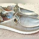 Hey Dude Women's Wendy Tie Shoes In Chambray Sage Size 6 Photo 0