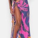 Maaji Orchid Monstera Leaf  Pareo Sarong Wrap Beyond Dreams Coverup NWT Photo 4