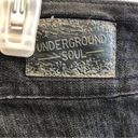 Bermuda Underground Soul  Denim Blue Jean Long Shorts Mid Rise Juniors 11 Photo 4