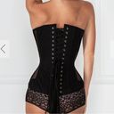 LONGLINE BLACK MESH WAIST TAMING OVERBUST CORSET black color casual stylish Size undefined Photo 2