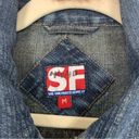 Krass&co Vintage The San Frisco Jeans  Patchwork Jean Jacket Size Medium Photo 1