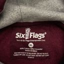 Six Flags Hoodie Red Size XL Photo 2