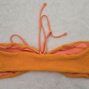 ONEONE Swimwear  Bandeau Keyhole Bikini Top size Large Golden Orange Beach Swim Photo 1