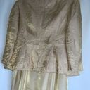 Alex Evenings  Shimmering Gold 2Pc Formal Jacket & Gown Special Event Dress 8 Photo 11