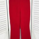 Tuckernuck  Compression Knit Ashford Pants Red Small Crop Pull On Photo 2