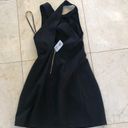 fab'rik  NWT $48 Black Criss Cross Dress Sz Small Photo 2