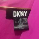 DKNY  short sleeve v neck  crepe midi dress.  Pink size 10 Photo 4