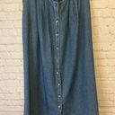 Cabin creek Vintage Deadstock,  denim button down midi skirt, size 8, cottagecore Photo 6