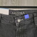 Arizona Jeans NWT  Co Black Stone Wash Denim Highest Rise Mom Jeans Size 19 Photo 3