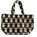 Simply Southern  Black Gold Pineapple Canvas Large Zippered Tote Photo 2