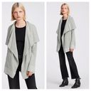 ALLSAINTS  Mila Dahlia Sweatshirt Grey Zipper Oversized Cardigan XS Photo 1