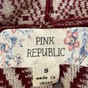 Pink republic  Cardigan Sweater Aztec Casual Geometric School Photo 2