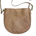 Madewell  The Transport Leather Crossbody Saddlebag in Tan Photo 0