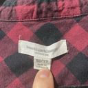 Beach Lunch Lounge Red Black Peplum Flannel Size XS Photo 50