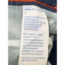 Tommy Hilfiger Tommy Jeans Women's Ultra High Rise Legging Distressed Hem Blue Wash Size 4 Photo 2