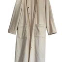 Orvis  Long Snap Front Thick Fuzzy Robe Shacket Coverup Photo 0