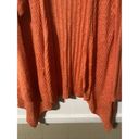 J.Jill  Cardigan Sweater Womens Large Orange Linen Blend Lagenlook Slouchy Photo 2