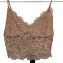 Lulus NEW  LACE PINK ROSE BRALETTE size small Photo 1