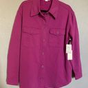 Good American NWT  Shaket Jacket Size 3/4 L/XL Fuchsia Color With Pockets Photo 3