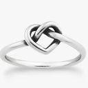 James Avery  Delicate Heart Knot Ring Photo 0