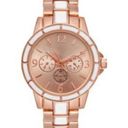 Charter Club NEW  2 Tone BRACELET WATCH Women Radiant 34mm Rose Gold White Boxed Photo 0