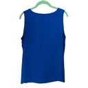 Chico's  Double-Layer Tank Cobalt Blue Size Small Photo 4