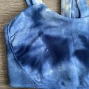 Free People NEW  MOVEMENT On The Radar Sports Bra Rogue Blue Tie Dye XS/Small Photo 5