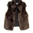 Worthington Faux Fur Vest Brown S Photo 0