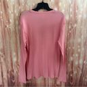 Russell Athletic  Pink Long Sleeve V Neck T Shirt Photo 6