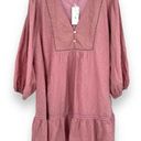 City Chic Starling Reine  NWT Dusty Pink Reine Swiss Dot Mini Shift Dress Sz 20 Photo 0